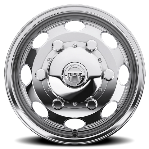 Polished Torque HD Revolver Aluminum Wheel 6 on 205mm (161.1mm Bore)