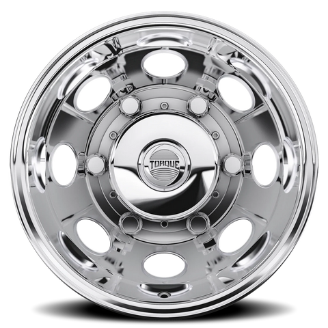 Polished Torque HD Revolver Aluminum Wheel 6 on 205mm (161.1mm Bore)