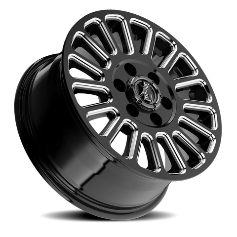 Gloss Black Milled Spoke Torque HD Trek Aluminum Wheel 5 on 130mm (78.1mm Bore)