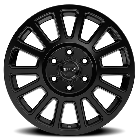 Satin Black Torque HD Trek Aluminum Wheel 5 on 130mm (78.1mm Bore)