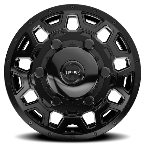 Satin Black Torque HD Rush Aluminum Wheel 6 on 180mm (138.8mm Bore)