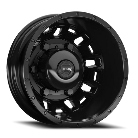 Satin Black Torque HD Rush Aluminum Wheel 6 on 205mm (161.1mm Bore)