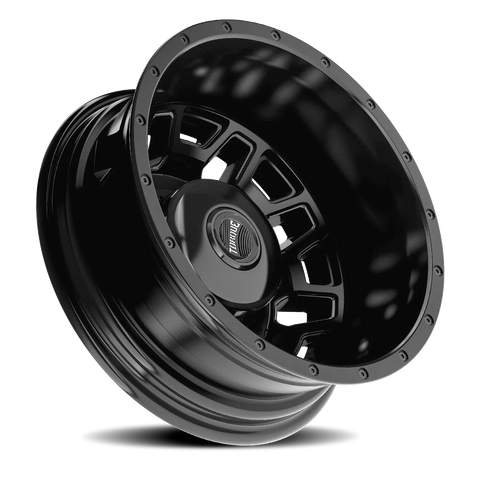Satin Black Torque HD Rush Aluminum Wheel 6 on 205mm (161.1mm Bore)