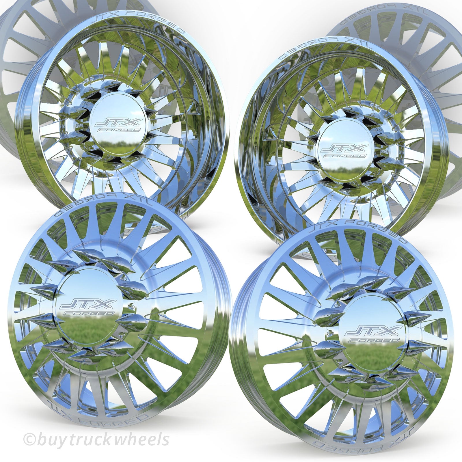 Jtx Sticker JTX Forged Aluminum Tomahawk Dual Wheel Kit – Buy Truck Wheels