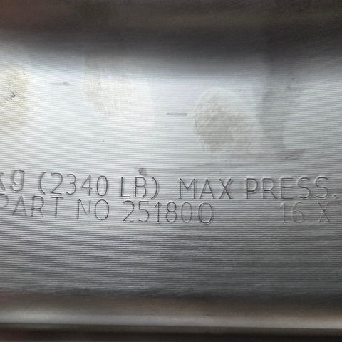 16" x 5.5" Alcoa 6x205mm Sprinter 3500 Machine Finish (Spare) (returned item)