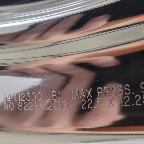 22.5x12.25 Alcoa 10x285mm Hub Pilot (Uni-mount) DuraBright EVO Rear 0 Offset (returned item))