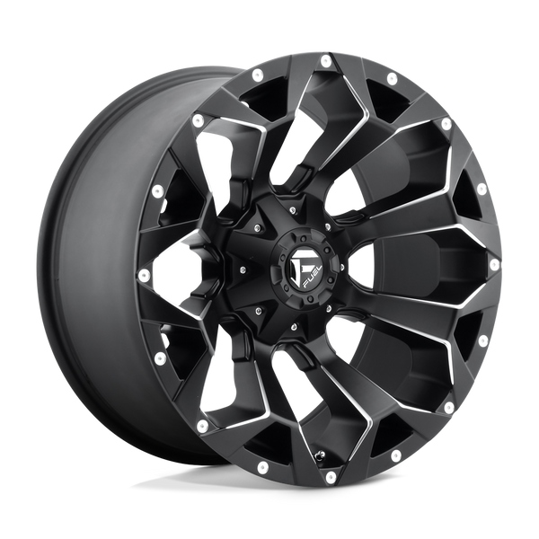 Fuel Assault D546 Matte Black Aluminum Ford SRW Wheel Kit (8x170