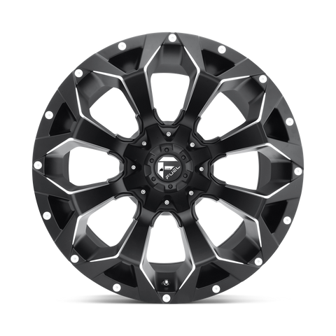 Fuel Assault D546 Matte Black Aluminum Chevy / GMC SRW Wheel Kit (8x180)