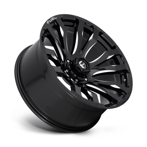 Fuel Blitz D673 Gloss Black Milled Aluminum Wheel