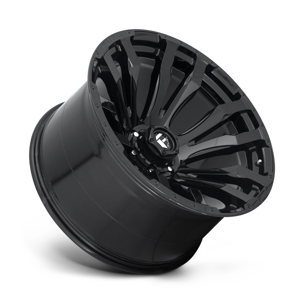 Fuel Blitz D675 Gloss Black Aluminum Ford SRW Wheel Kit (8x170