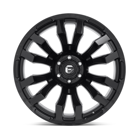 Fuel Blitz D675 Gloss Black Aluminum Ford SRW Wheel Kit (8x170)