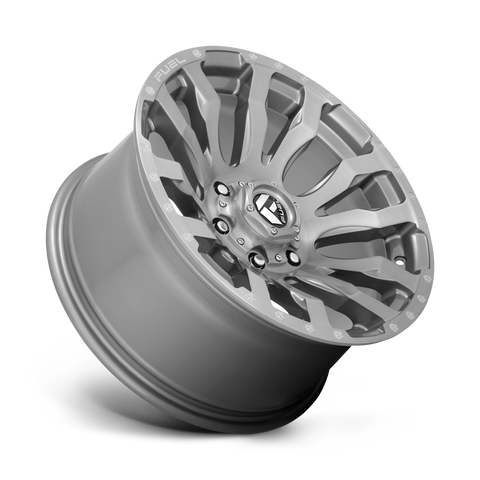 Fuel Blitz D693 Platinum Finish Aluminum Ford SRW Wheel Kit (8x170 Fuel Blitz D693 Platinum Finish Aluminum Ford SRW Wheel Kit (8x170