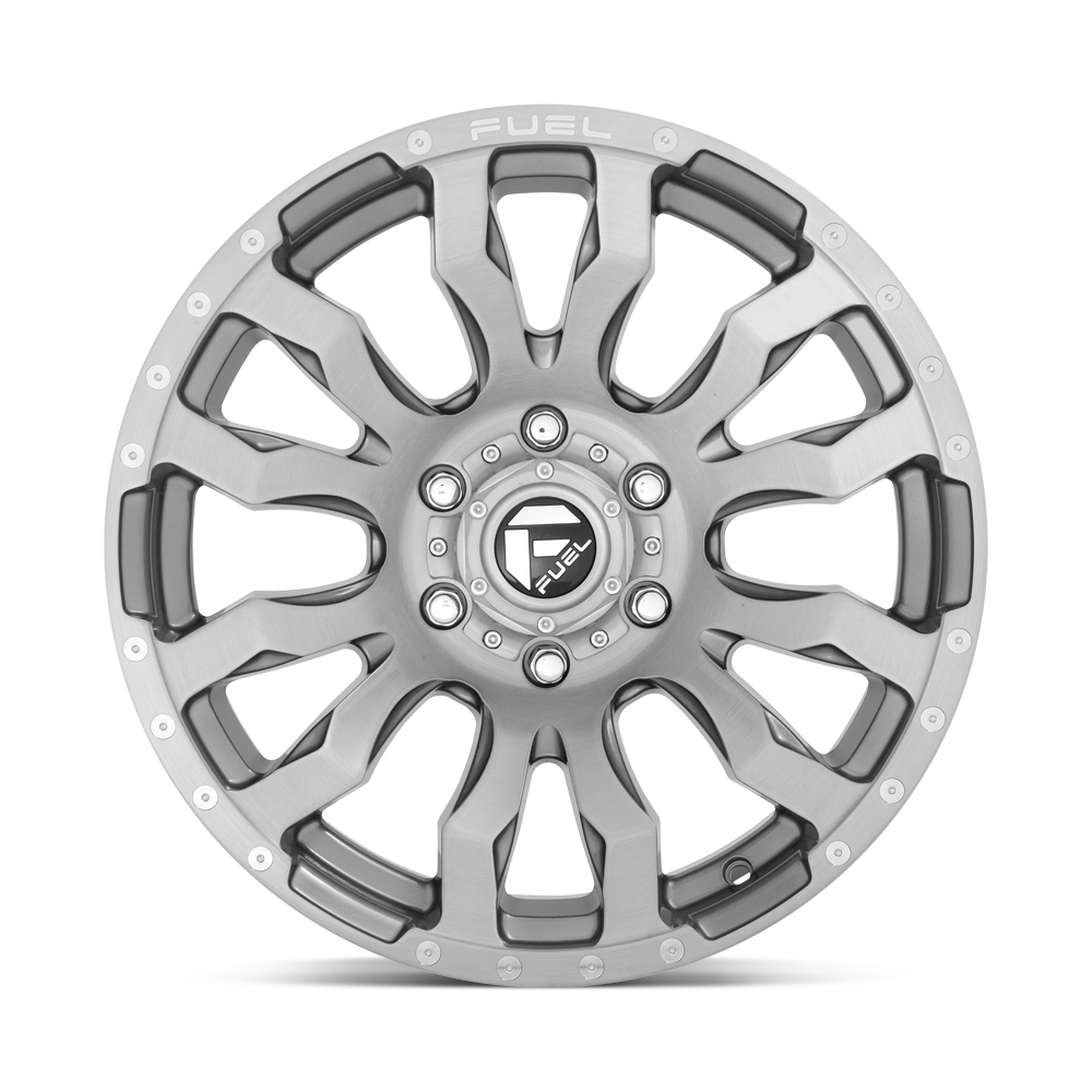 Fuel Blitz D693 Platinum Finish Aluminum Ford SRW Wheel Kit (8x170