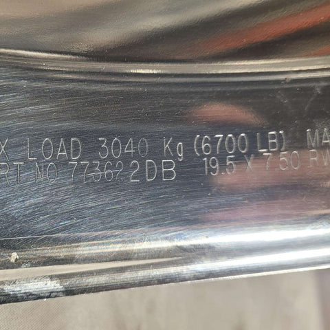 19.5x7.5 Alcoa 10x285mm Hub Pilot DuraBright Evo Rear (returned item)