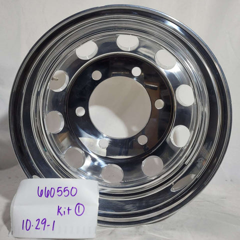 16x5.5 Northstar Sprinter 3500 Mirror Polish 4 Wheel Package (returned items)