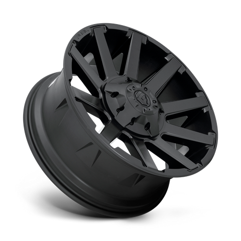 Fuel Contra D437 Satin Black Aluminum Dodge Ram SRW Wheel Kit (8x6.5)