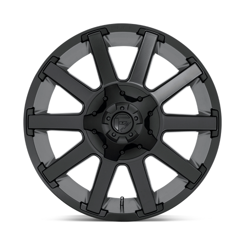 Fuel Contra D437 Satin Black Aluminum Dodge Ram SRW Wheel Kit (8x6.5)