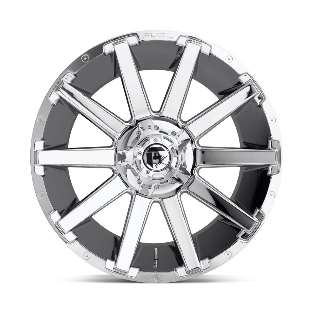 Fuel Contra D614 Chrome Aluminum Dodge Ram SRW Wheel Kit (8x6.5