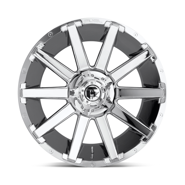 Fuel Contra D614 Chrome Aluminum Dodge Ram SRW Wheel Kit (8x6.5