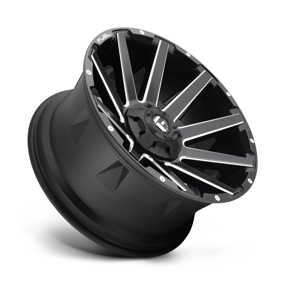 Fuel Contra D616 Matte Black Aluminum Chevy / GMC SRW Wheel Kit