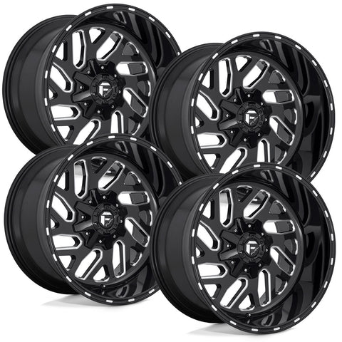 Fuel Triton D581 Milled Gloss Black Finish Aluminum Wheel