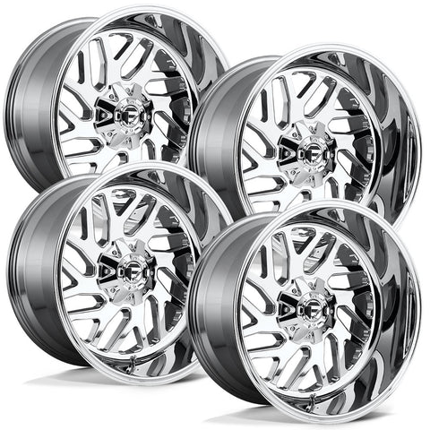 Fuel Triton D609 Chrome Finish Aluminum Ford SRW Wheel Kit (8x170)