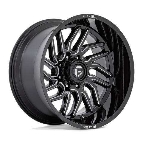 Fuel Hurricane D807 Milled with Gloss Black Finish Aluminum Wheel