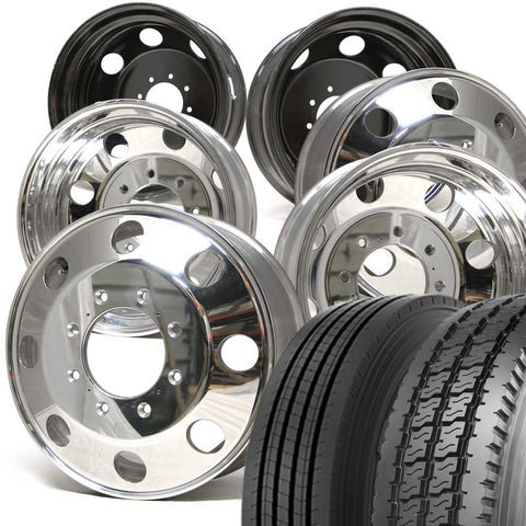 Ironman 19.5 Tire Combo (I-19A/I-208) for Dodge Ram 3500 DRW (1994-2011)