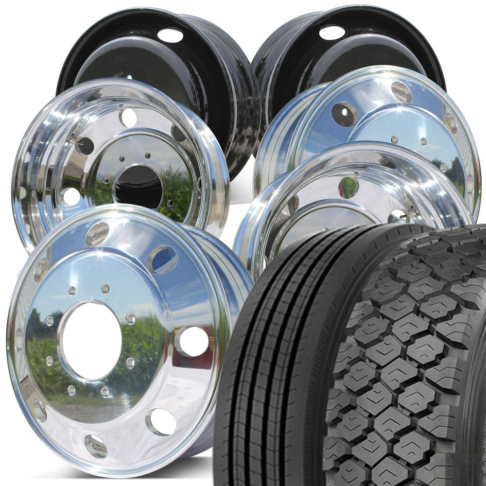Ironman 19.5 Tire Combo (I-19A/I-604) for Dodge Ram 3500 DRW (1994-2011)