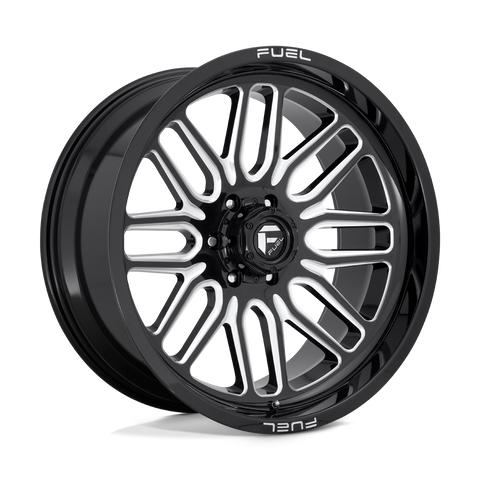 Fuel Ignite D662 Black Aluminum Dodge Ram SRW Wheel Kit (8x6.5)