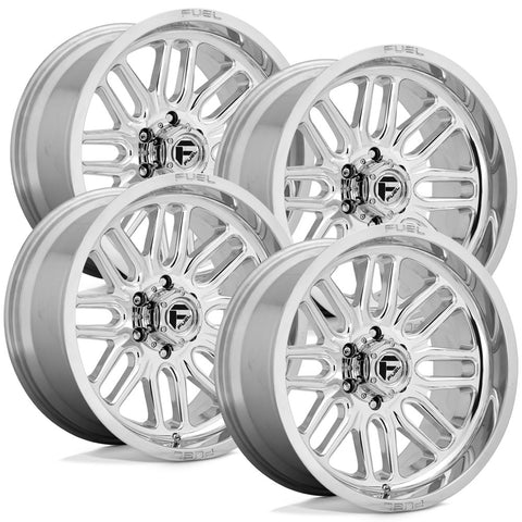 Fuel Ignite D721 Polished Aluminum Chevy / GMC SRW Wheel Kit (8x180)