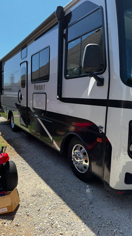 19.5x6.75 Northstar Mirror Polished 6-Wheel Kit – Fits 2012+ Ram 4500/5500 & 2005+ Ford F450/F550 (10x225mm)