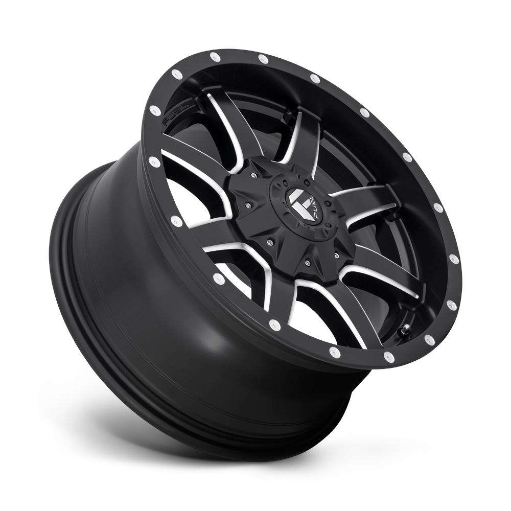 Fuel Maverick D538 Milled Matte Black Ford SRW Wheel Kit