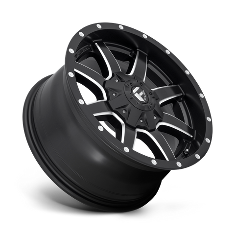 Fuel Maverick D538 Milled with Matte Black Finish Aluminum Chevy / GMC SRW Wheel Kit (8x180)