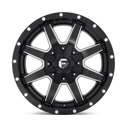 Fuel Maverick D538 Milled with Matte Black Finish Aluminum Dodge Ram SRW Wheel Kit (8x6.5)