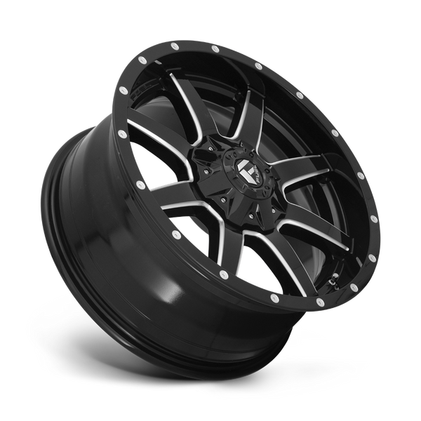 Fuel Maverick D610 Black Gloss Milled Chevy / GMC SRW Wheel Kit