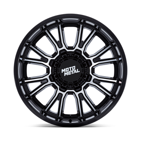 Moto Metal Legacy MO810 Gloss Black and Milled Aluminum Wheel