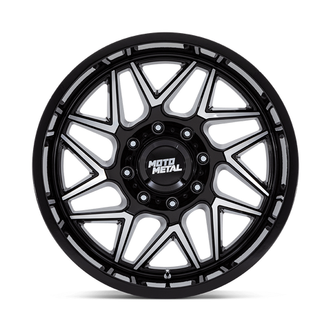 Moto Metal Turbine MO812 Gloss Black with Machined Face Aluminum Wheel