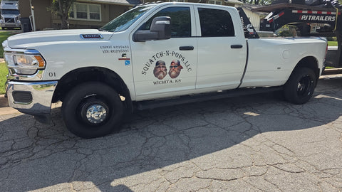 19.5x6.75 8x200mm Black Steel Dodge Ram 3500 (2019-Present)