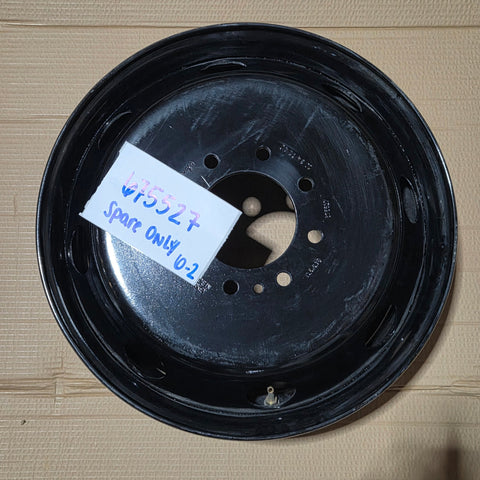19.5x6.75 8x6.5" Black Steel (Chevy/GM 3500 DRW 1973-2010) (SPARE ONLY)