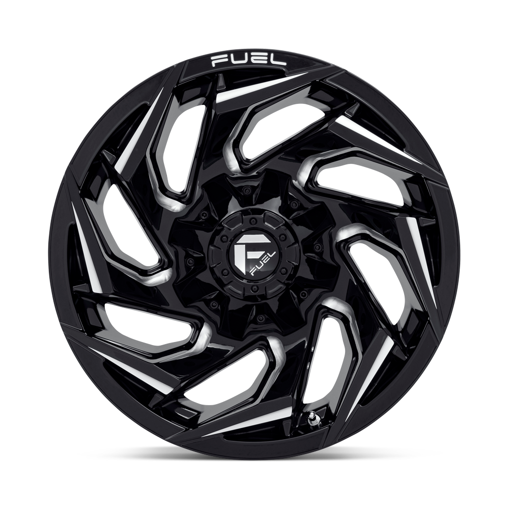 Fuel Reaction D753 Black Aluminum Chevy 2500/3500 Wheel Kit (8x180
