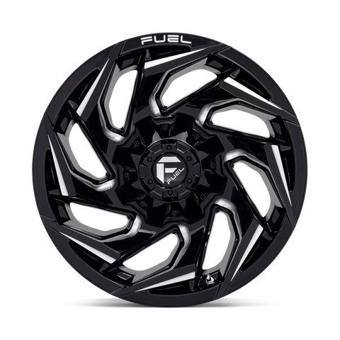 Fuel Reaction D753 Black Aluminum Wheel