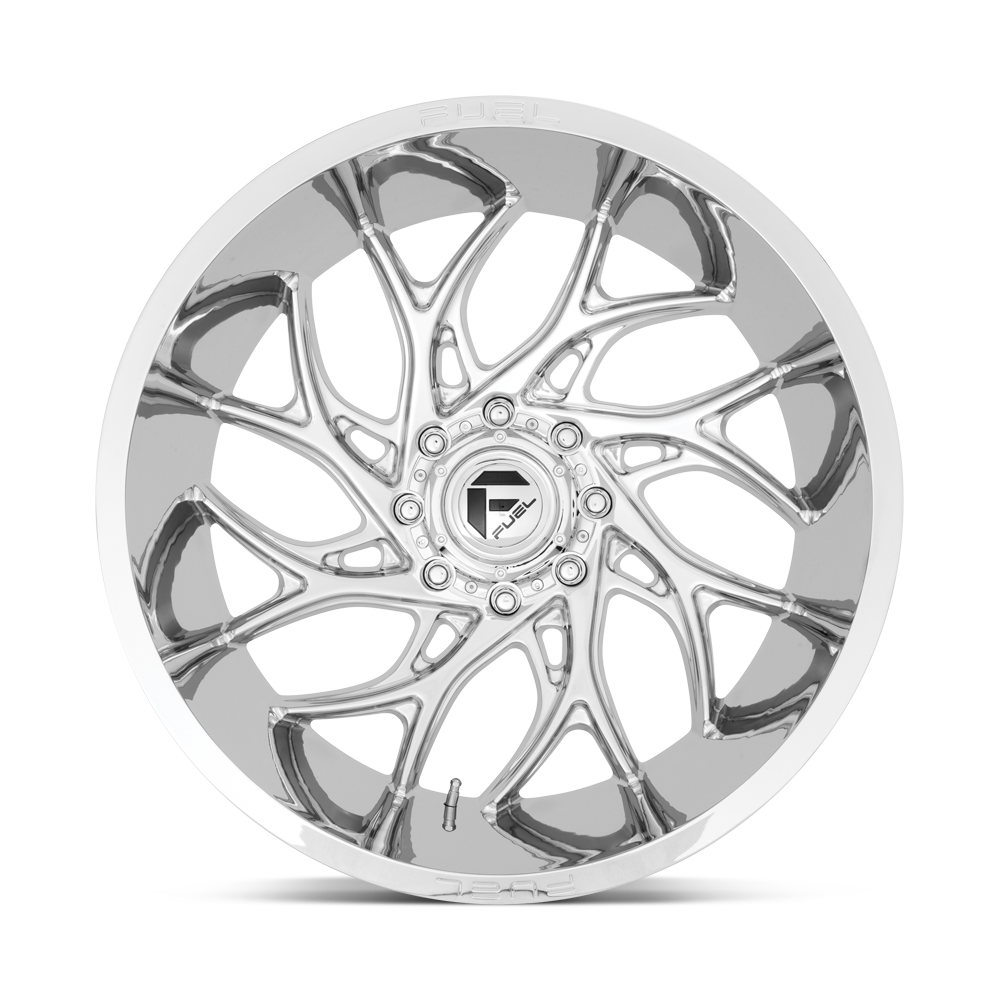 Fuel Runner D740 Chrome Aluminum Chevy / GMC SRW Wheel Kit (8x180
