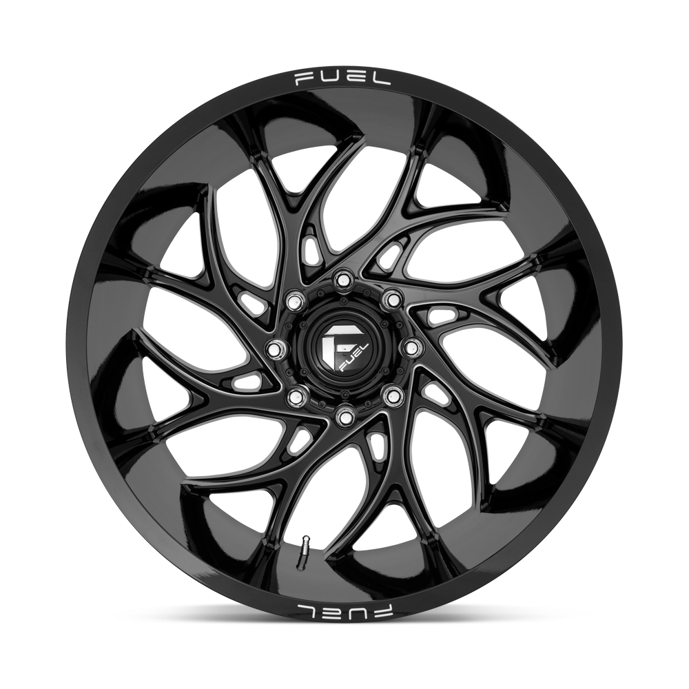 プレーステーション Fuel Runner D741 Gloss Black Aluminum Ford SRW Wheel Kit (8x170