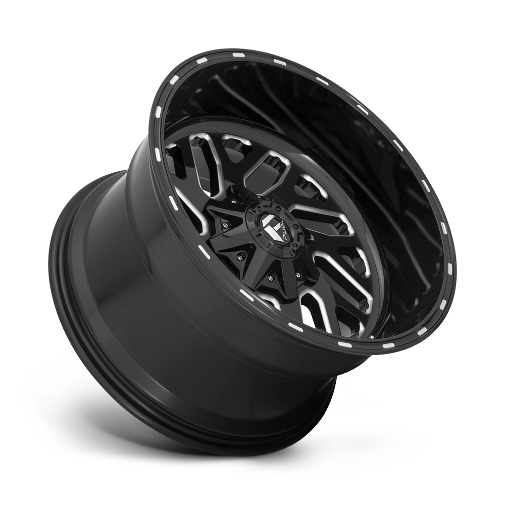 Fuel Triton D581 Milled Gloss Black Finish Aluminum Wheel