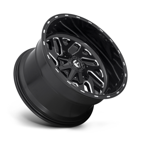 Fuel Triton D581 Milled Gloss Black Finish Aluminum Wheel