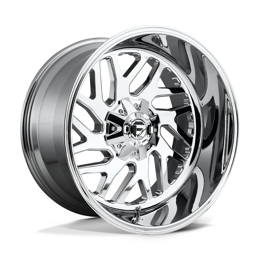 Fuel Triton D609 Chrome Finish Aluminum Ford SRW Wheel Kit (8x170 Fuel Triton D609 Chrome Finish Aluminum Ford SRW Wheel Kit (8x170