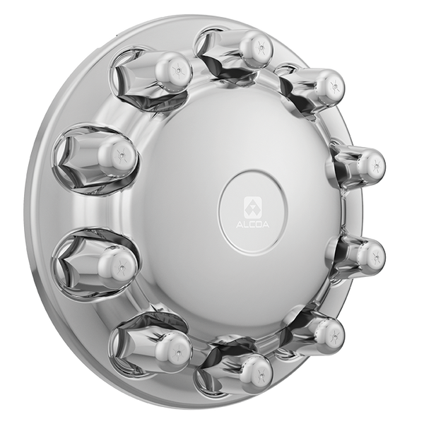 Alcoa® Aerodynamic Steer Cover Kit for 10x285mm Hub Pilot – Chrome