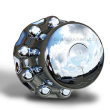 Load image into Gallery viewer, Alcoa Rear Chrome ABS Plastic Drive / Trailer One Piece Hub &amp; Lug Cover Kit