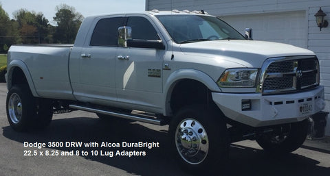 Alcoa Dura-Bright Wheel Adaptor Kit for 22.5 Semi Truck Dually 